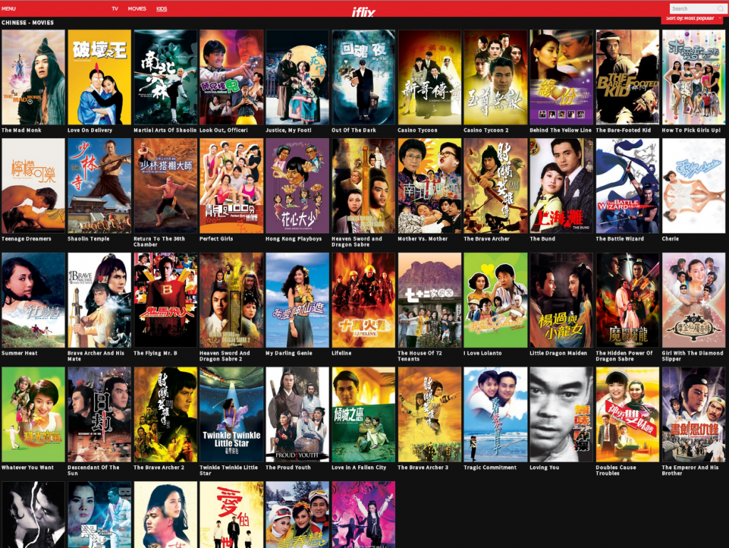 iflix的50部中文电影