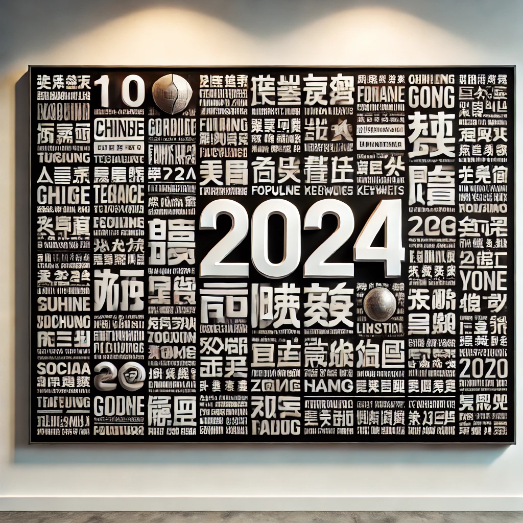 2024年 热搜的100个中文关键词